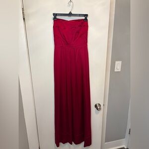 Gianni Bini Red Strapless Sleeveless Gown for Prom
